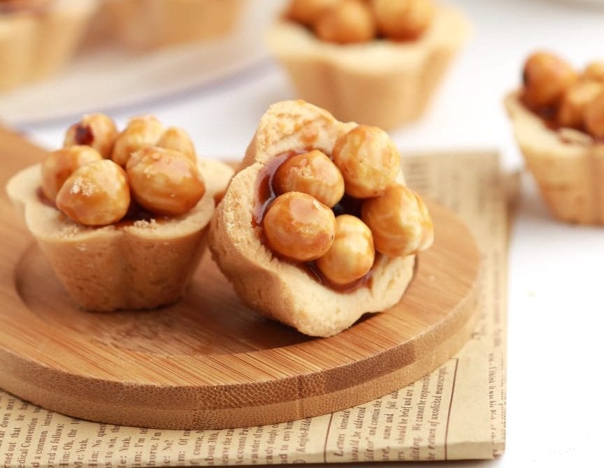 Mini Hazelnut & Caramel Tart